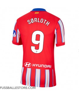 Günstige Atletico Madrid Alexander Sorloth #9 Heimtrikot 2024-25 Kurzarm